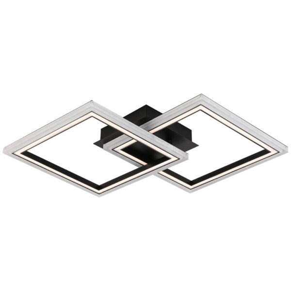 NOLO Deckenleuchte Christina schwarz Metall Kunststoff B/H/L: ca. 35x6,5x57 cm NOLO Deckenleuchte Christina schwarz Metall Kunststoff B/H/L: ca. 35x6,5x57 cm