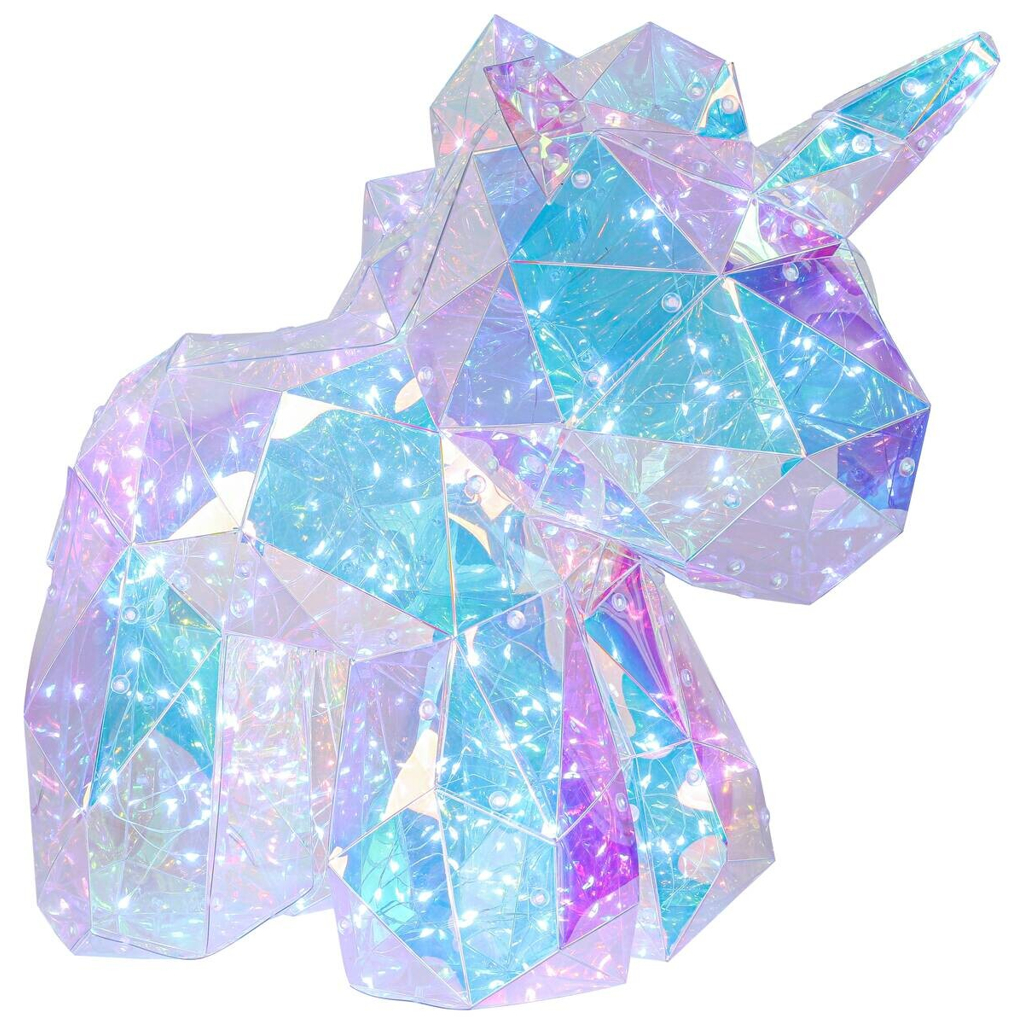 Nolo LED-Dekoleuchte Einhorn
transparent Kunststoff