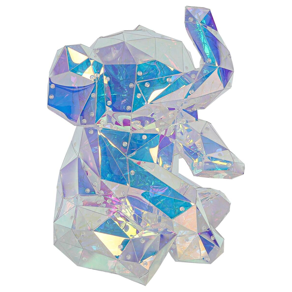 Nolo LED-Dekoleuchte Elefant
transparent
