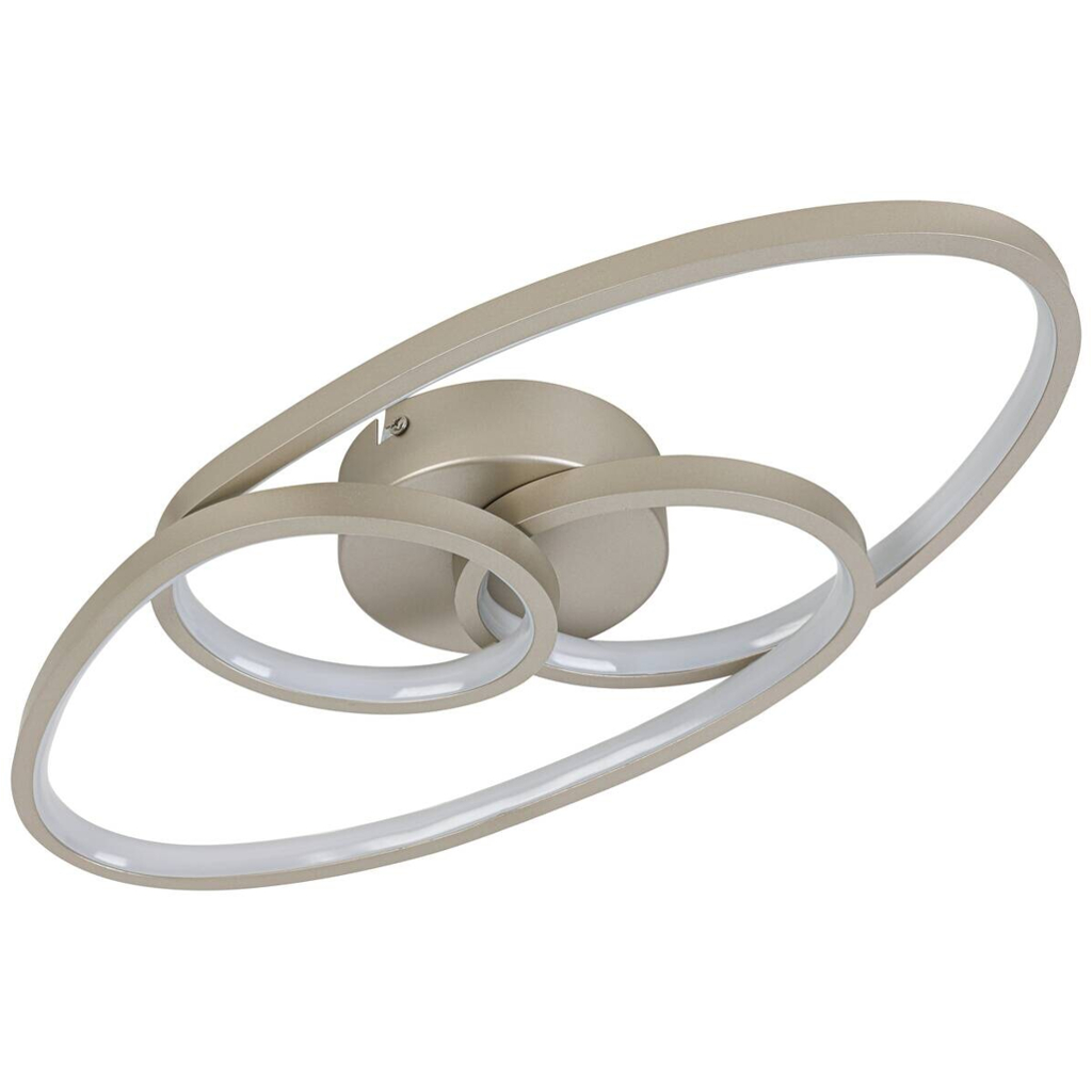 NOLO LED-Deckenleuchte Dual champagner Metall B/H/L: ca. 21x8x45 cm