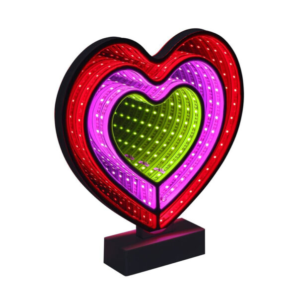 9120130895008 Nolo LED-Infinityleuchte Romeo
weiß B/H/T: ca. 24,1x25,4x4,5 cm