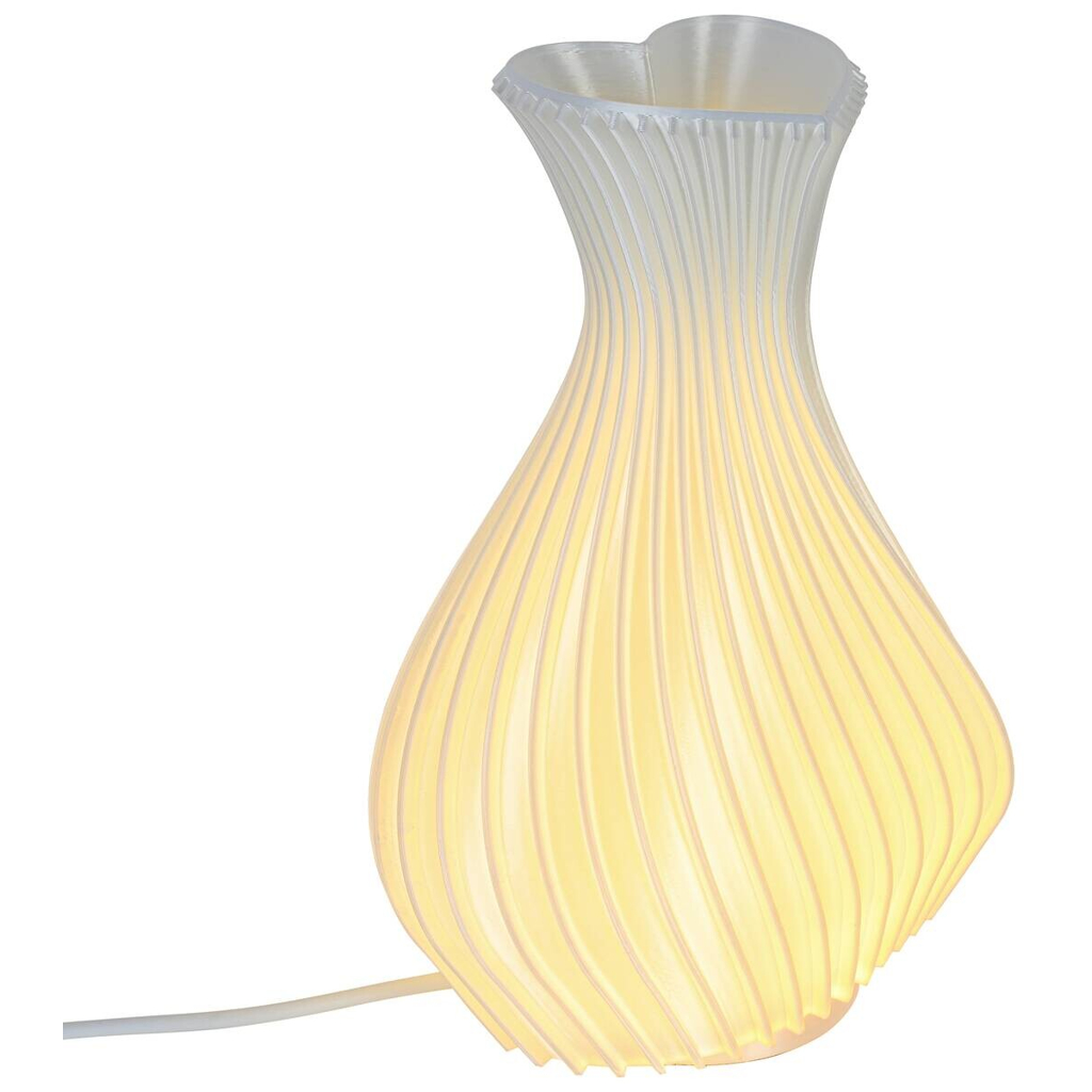 Nolo LED-Tischleuchte Ariane
weiß B/H/T: ca. 11,4×11,4×18,5 cm