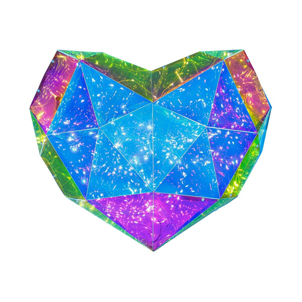 Nolo LED-Dekoleuchte Heart
transparent B/H/T: ca. 45x9x38 cm