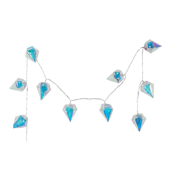 9120130895541 Nolo LED-Lichterkette String
transparent B/H/T: ca. 165x5x4 cm
