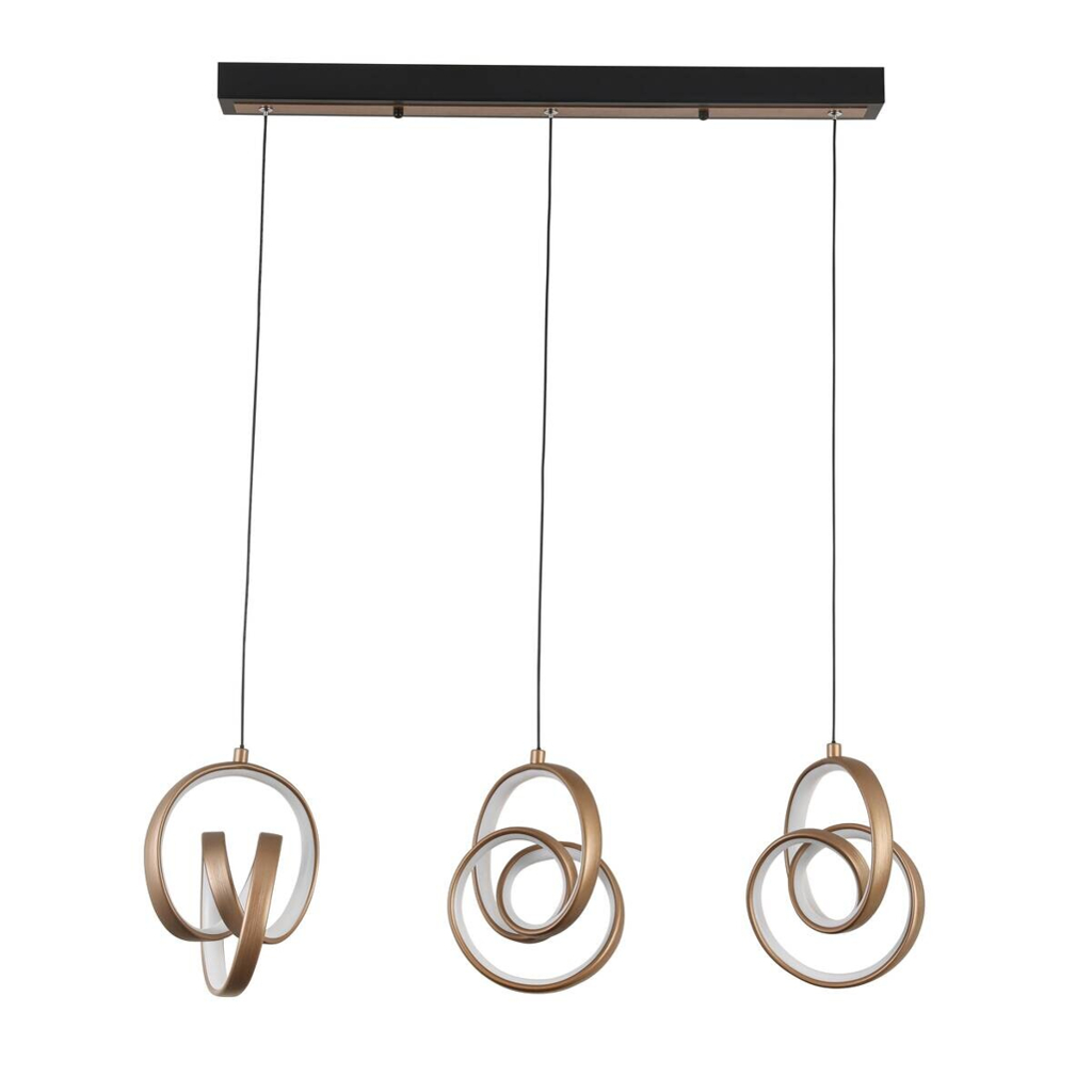 Nolo LED-Pendelleuchte Tamara
Cappuccino B/H/L: ca. 75x18x120 cm