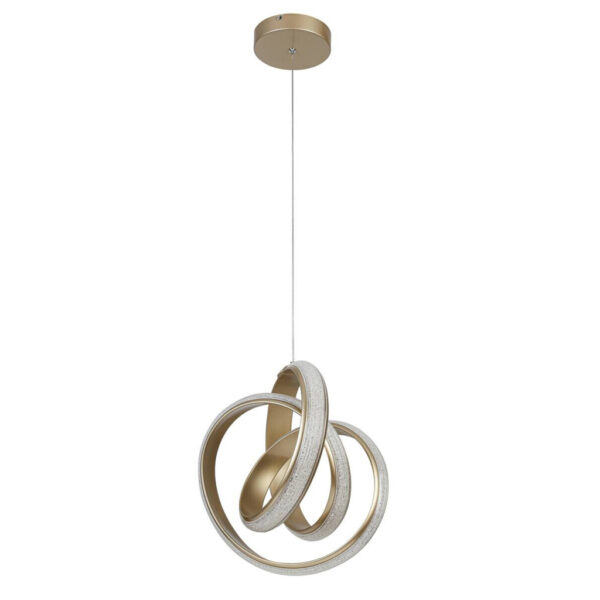 Nolo LED-Pendelleuchte Shine
champagner B/H/L: ca. 35x120x35 cm
