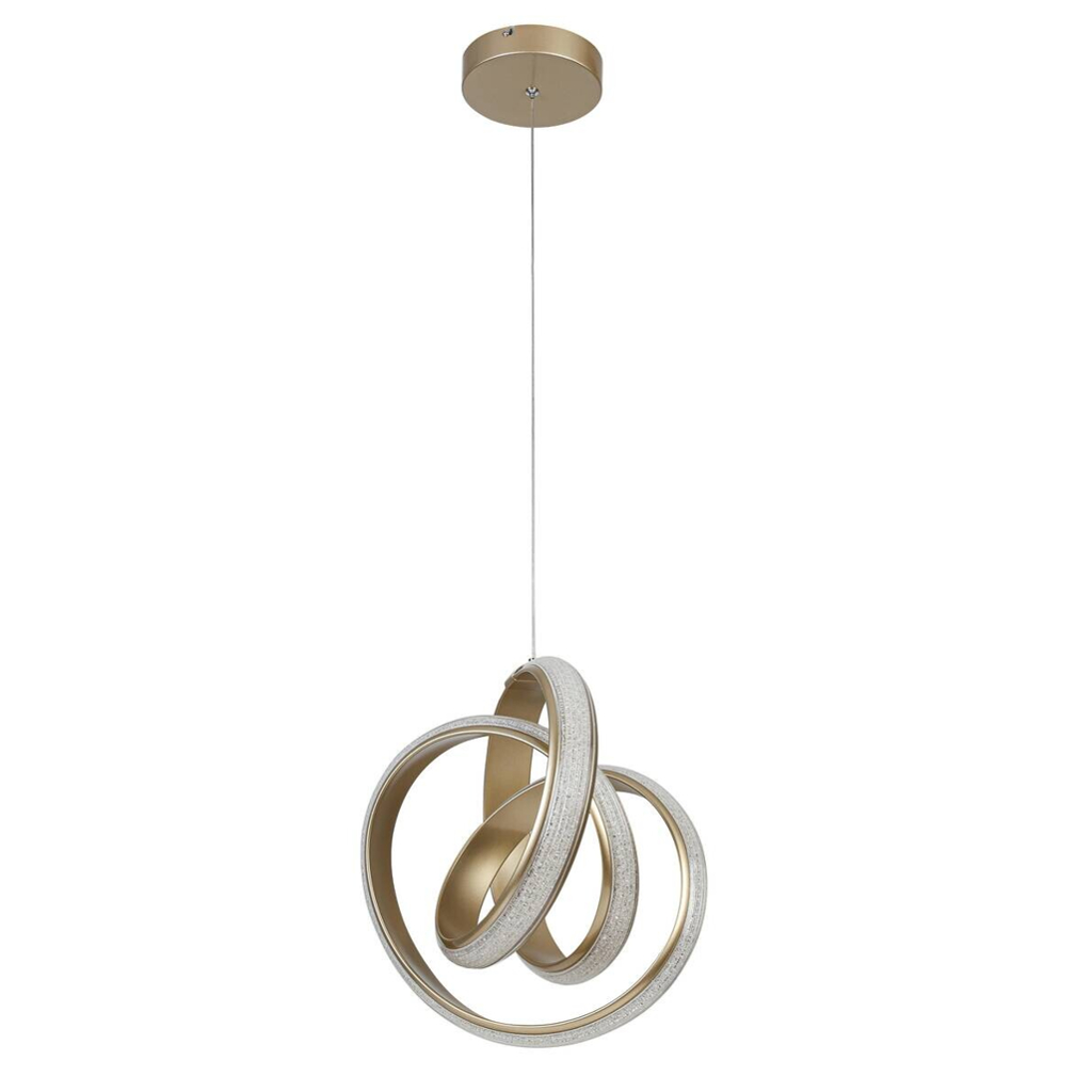 Nolo LED-Pendelleuchte Shine
champagner B/H/L: ca. 35x120x35 cm