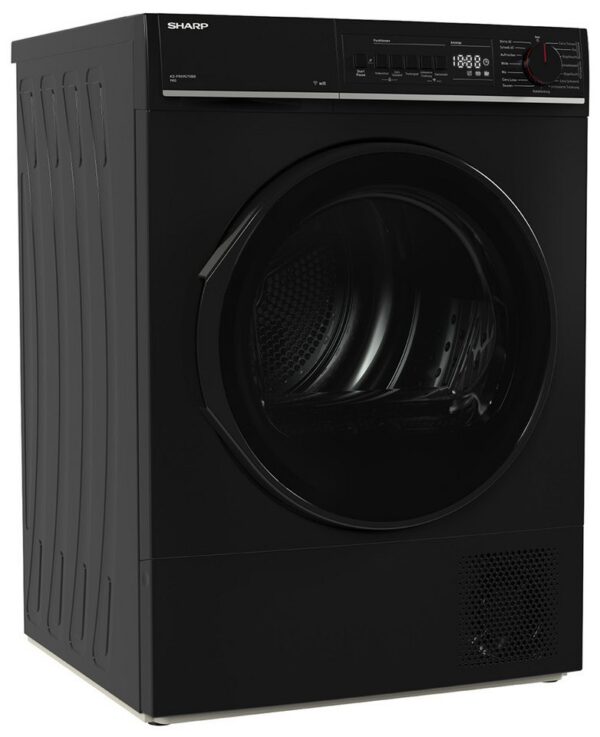Sharp Wärmepumpentrockner KD-PRO9S7GBB-DE, Programmknebel und SoftTouch-Bedienung mit LED-Display Sharp Wärmepumpentrockner KD-PRO9S7GBB-DE, Programmknebel und SoftTouch-Bedienung mit LED-Display