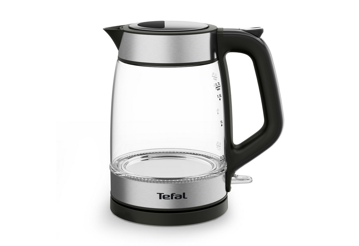 Tefal KI605830 Glas Wasserkocher mit Filter (1, 7L) Elektrischer Wasserkocher inkl. Messskala