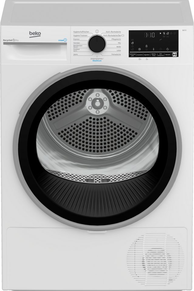 BEKO Wärmepumpentrockner B3T3249S, Silent & Schontrommel – extra leise, extra schonend für Ihre Wäsche