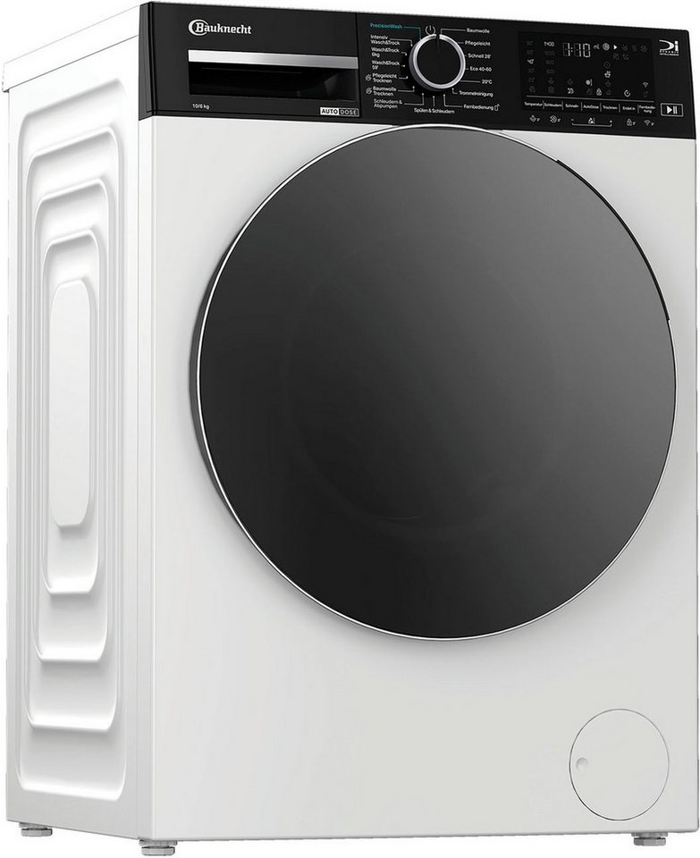 Bauknecht Waschtrockner BWT 106A3C BC, 10 kg, 6 kg, 1400 U/min, HomeWhiz – Smarte Vernetzung für mehr Komfort