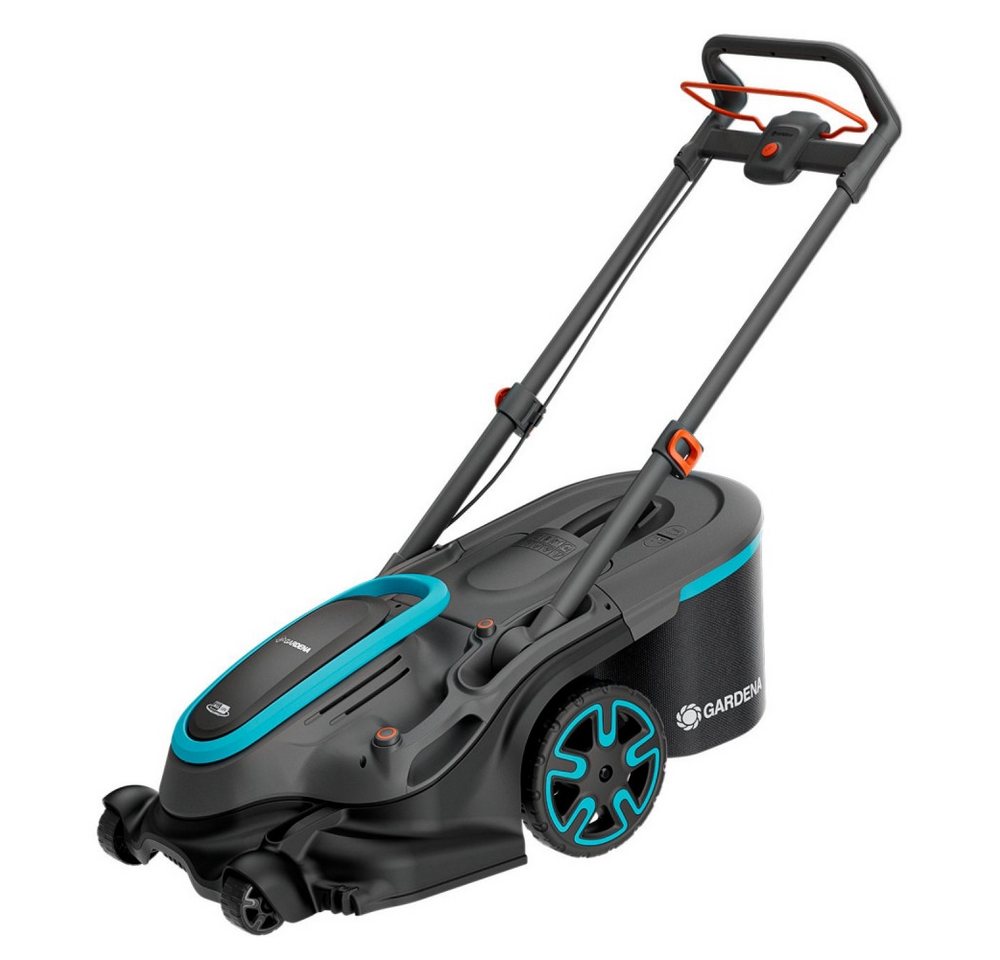 GARDENA Akkurasenmäher 1464620 PowerMax Duo – 46/36V – Akku Rasenmäher – grau