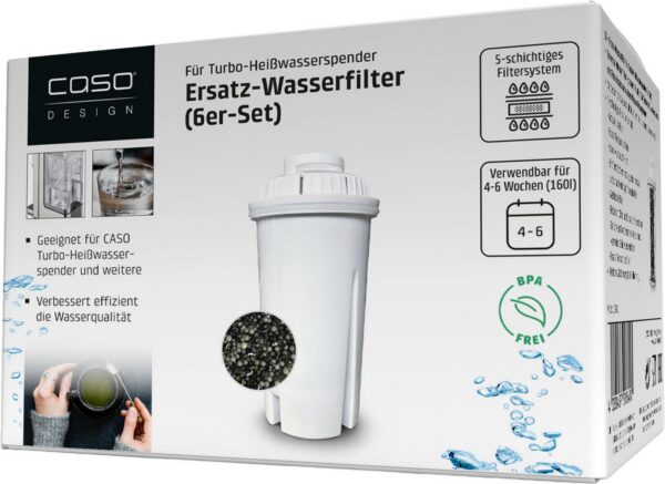 Ersatzfilter für Turbo – Heißwasserspender (6er Set) Wasserspender Zubehör