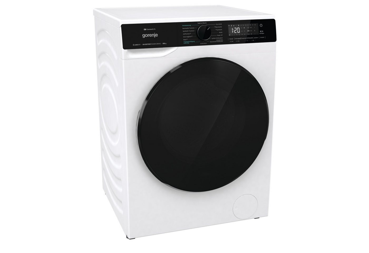 GORENJE Waschtrockner WD2PA964ADW/DE, 9 kg, 6 kg, 1400 U/min, 9kg Waschen - 6kg Trocknen