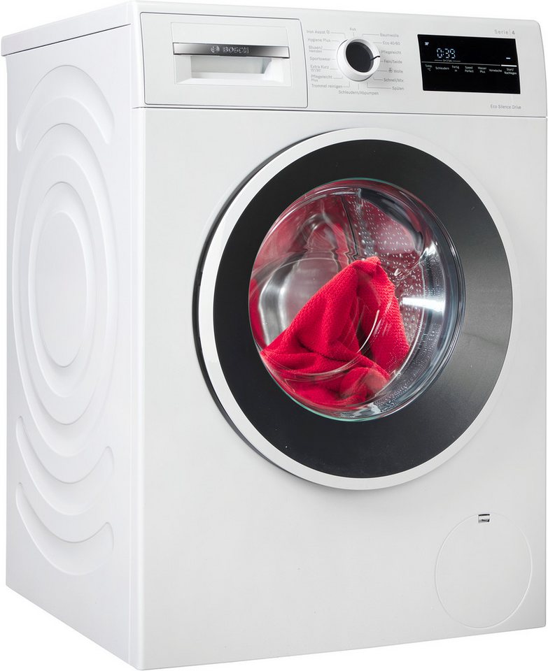 Bosch Waschmaschine Serie 4 WAN28226, 9 kg, 1400 U/min, Bis zu 50% weniger Knitterfalten dank Iron Assist und EEK A