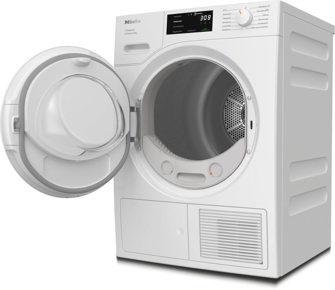 Miele Wärmepumpentrockner TSH783WP EcoSpeed&9kg, Getestet auf 20 Jahre perfekte Wäschepflege, 25 Jahre Motorgarantie