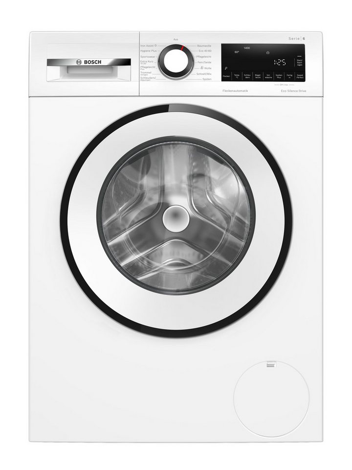 BOSCH Waschmaschine Serie 6 WGG244ZV0, 9 kg, 1400 U/min, Knitter-Programm Iron Assist, Speed Perfect, Nachlegefunktion