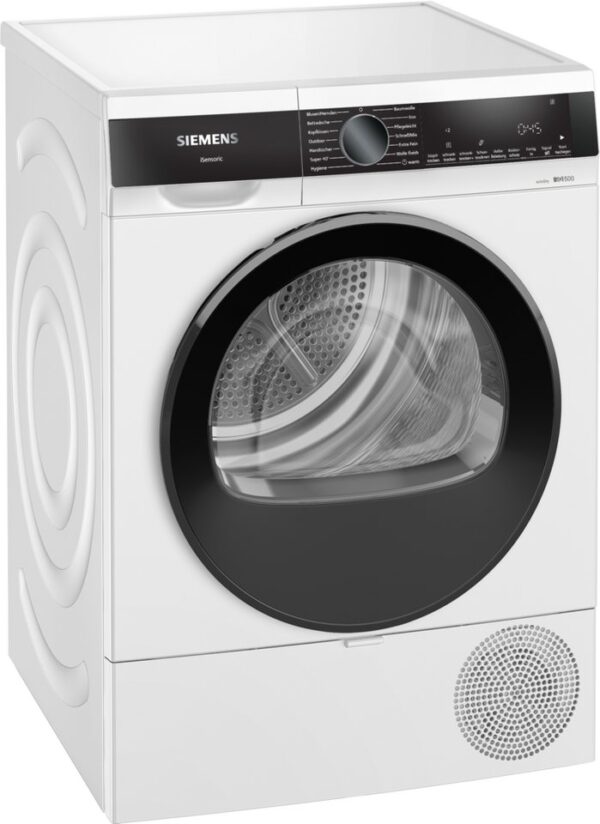SIEMENS Wärmepumpentrockner iQ500 WQ33G2D01, Einfache Reinigung dank easyClean-Filter, Outdoor-Programm