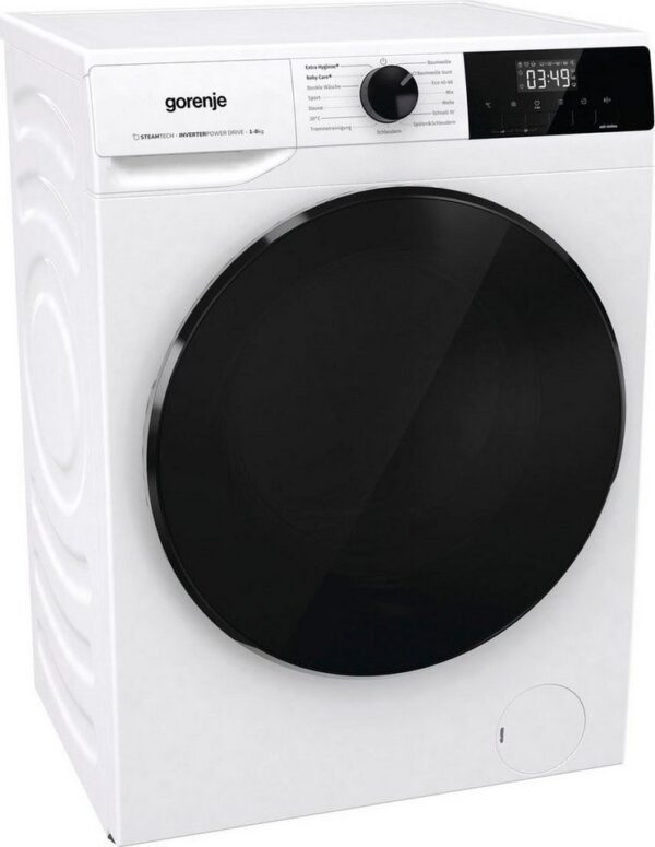 GORENJE Waschmaschine WNHAI 84 APS/DE, 8 kg, 1400 U/min, AquaStop, Dampf-Funktion, Kindersicherung