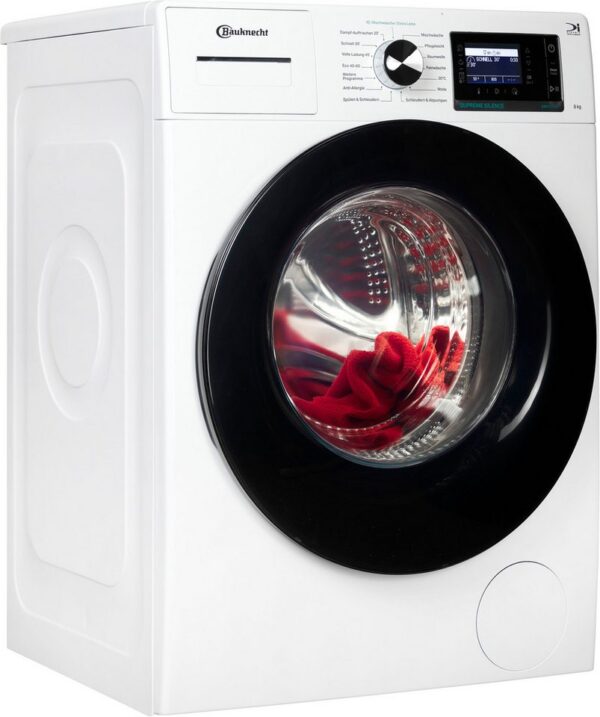 BAUKNECHT Waschmaschine B6R 88E SILENCE DE, 8 kg, 1400 U/min, Dampfprogramm, besonders leise, Vollwasserschutz BAUKNECHT Waschmaschine B6R 88E SILENCE DE, 8 kg, 1400 U/min, Dampfprogramm, besonders leise, Vollwasserschutz