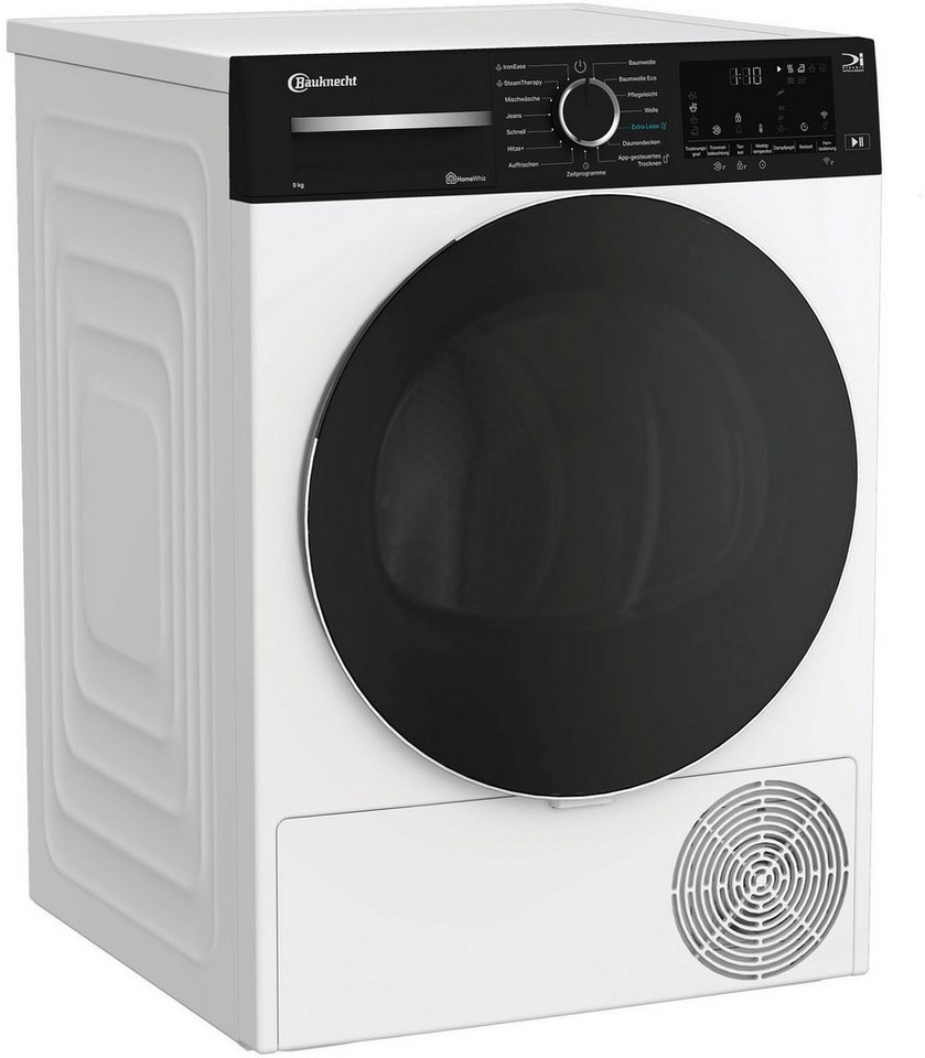 BAUKNECHT Wärmepumpentrockner BT 97A WB, Besonders leise dank optimierter Software und leistungsstarkem Motor