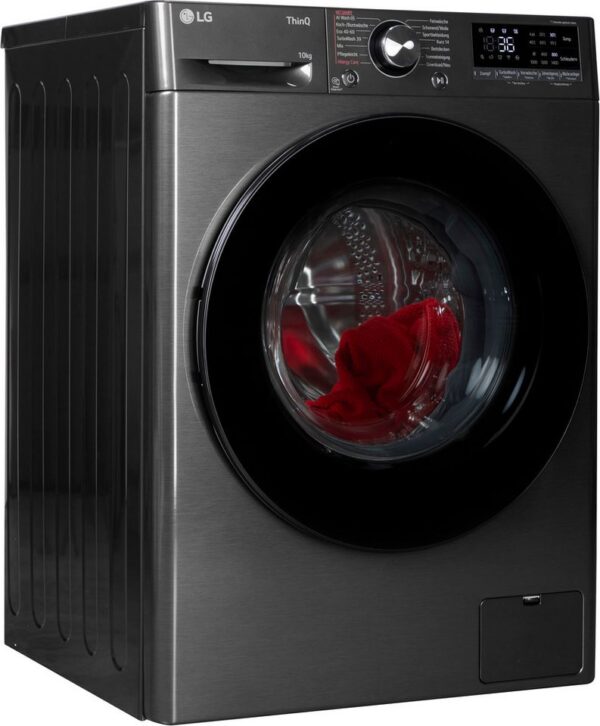 LG Waschmaschine F4WR700YB, 10 kg, 1400 U/min, AI Wash, ThinQ App inkl. Programm-Download LG Waschmaschine F4WR700YB, 10 kg, 1400 U/min, AI Wash, ThinQ App inkl. Programm-Download