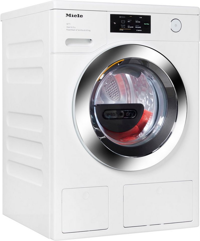 Miele Waschtrockner WTR860WPM PWash&TDos 8/5 kg, 8 kg, 5 kg, 1600 U/min, Automatische Waschmitteldosierung, 25 Jahre Motorgarantie