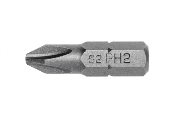 Högert Philips PH Bits 25 mm aus Stahl, PH0 - 5 Stück Högert Philips PH Bits 25 mm aus Stahl, PH2 - 5 Stück