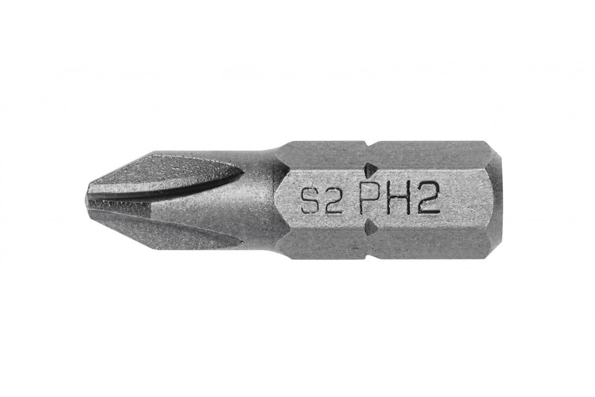 Högert Philips PH Bits 25 mm aus Stahl, PH2 – 5 Stück
