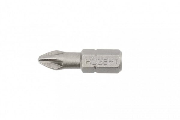 Högert Pozidriv PZ Bits 25 mm aus Stahl, PZ0 - 2 Stück