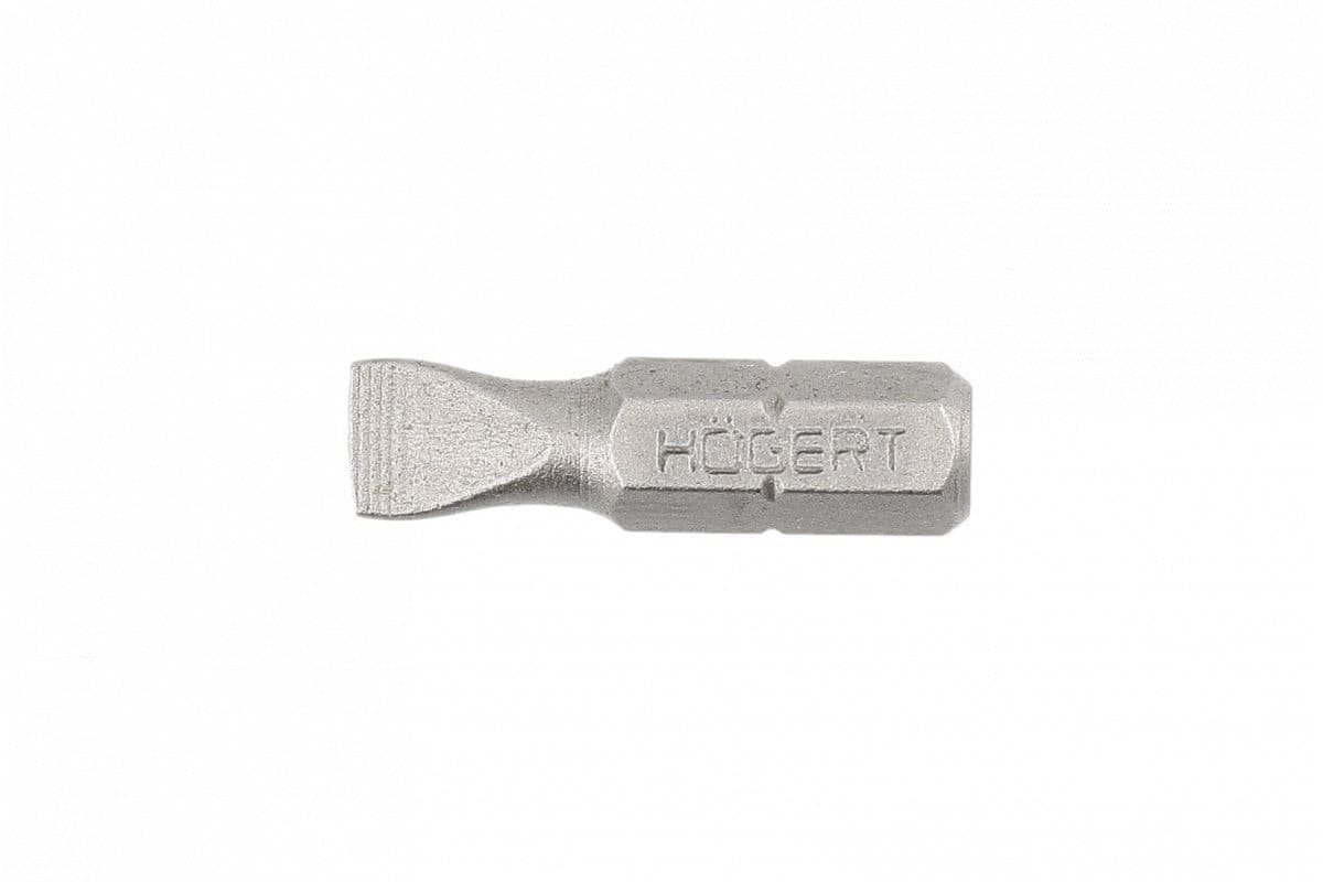 Högert Flachklinge SL Bits 25 mm aus Stahl, 6,5 mm – 5 Stück