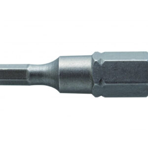 Högert Sechskant HEX Bits 25 mm aus Stahl, HEX 3 - 2 Stück