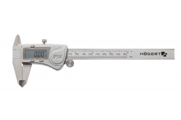 Högert Digitaler Messschieber aus Stahl, 150 mm