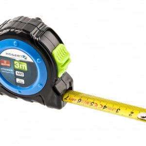 Högert Rollmeter mit zwei Bremstasten, 8 Meter x 25 mm