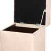 Hocker Anca schwarz B/H/T: ca. 41x43x42 cm – Bild 4