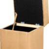 Hocker Anca schwarz B/H/T: ca. 41x43x42 cm – Bild 5
