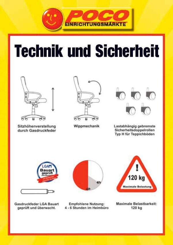 Chefsessel Fellbach schwarz Chefsessel Fellbach schwarz – Bild 4