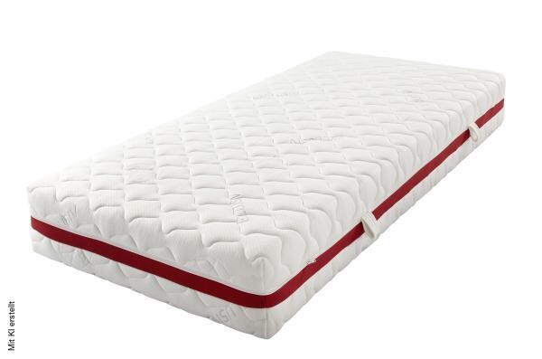 Tonnentaschenfederkernmatratze Titan weiß Liegefläche B/L: ca. 100x200 cm – Bild 2