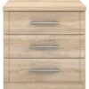 Nachtkonsole Eiche Sonoma Nachbildung B/H/T: ca. 45,2x47,6x34,1 cm – Bild 3