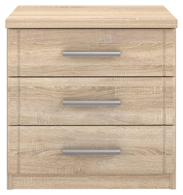 Nachtkonsole Eiche Sonoma Nachbildung B/H/T: ca. 45,2x47,6x34,1 cm – Bild 3