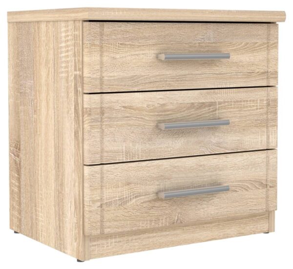 Nachtkonsole Eiche Sonoma Nachbildung B/H/T: ca. 45,2x47,6x34,1 cm – Bild 4