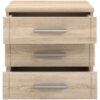 Nachtkonsole Eiche Sonoma Nachbildung B/H/T: ca. 45,2x47,6x34,1 cm – Bild 5