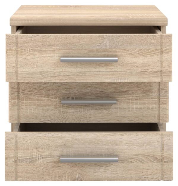 Nachtkonsole Eiche Sonoma Nachbildung B/H/T: ca. 45,2x47,6x34,1 cm – Bild 5