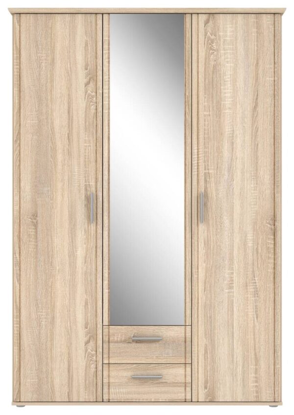 Kleiderschrank Eiche Sonoma Nachbildung B/H/T: ca. 139,2x200,8x59,6 cm – Bild 5