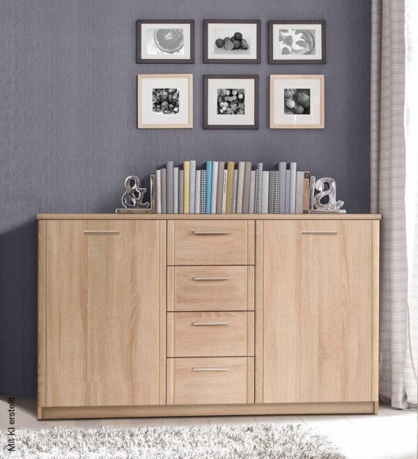 Sideboard B/H/T: ca. 147x84,9x40 cm Sideboard B/H/T: ca. 147x84,9x40 cm – Bild 2