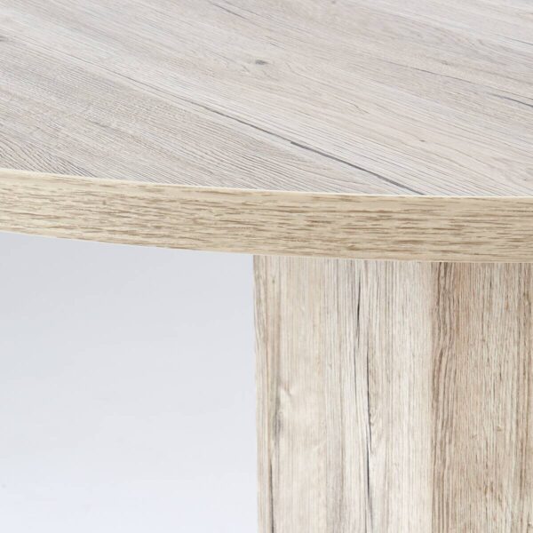 Esstisch Leo Eiche Sherwood Nachbildung B/H/T/D: ca. 85x75x85x85 cm – Bild 2
