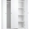 Kleiderschrank Landwood weiß B/H/T: ca. 120x200x51 cm – Bild 2