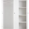 Kleiderschrank Landwood weiß B/H/T: ca. 120x200x51 cm – Bild 3