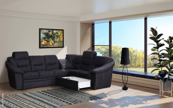 Wohnlandschaft Talos dunkelgrau B/T: ca. 282x225 cm – Bild 5