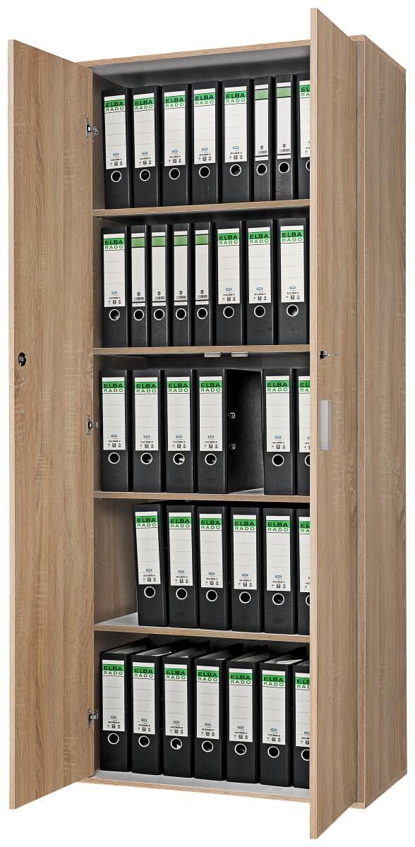 Aktenschrank Kreta Eiche Sonoma Nachbildung B/H/T: ca. 75x190x39 cm – Bild 2